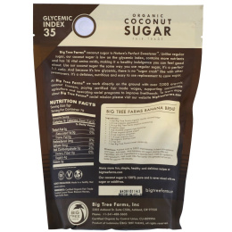 Big Tree Farms, органический кокосовый сахар с ванилью, 396 г (14 унций)