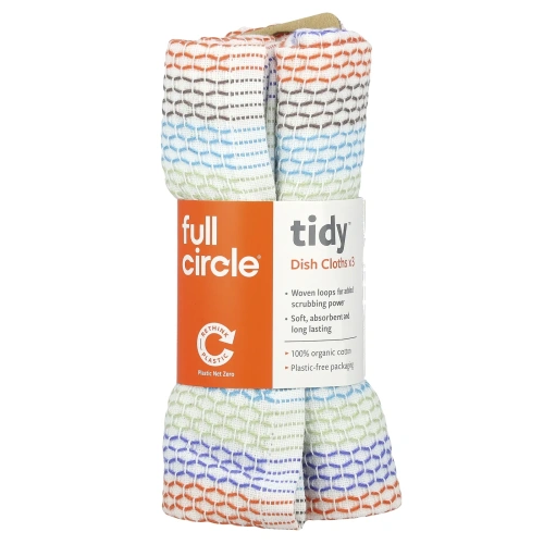 Full Circle, Набор кухонных полотенец, 3 шт., 12x12 дюймов