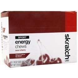 Skratch Labs, Sport Energy жевательный Кислая вишня 10 шт.