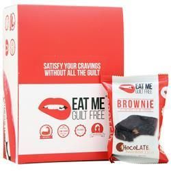 Eat Me Guilt Free, Брауни Шоколадное блаженство с арахисовым маслом 12 шт.