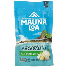 Mauna Loa, Обжаренные макадамия, лук и чеснок, 113 г (4 унции)