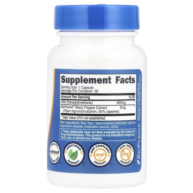 Nutricost, DIM, 300 мг, 30 капсул