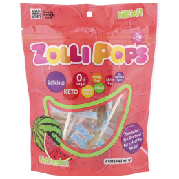 Zollipops, The Clean Teeth, леденцы, арбуз, 88 г (3,1 унции)