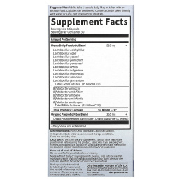 Garden of Life, Dr. Formulated Probiotics, Once Daily Men's, 30 вегетарианских капсул