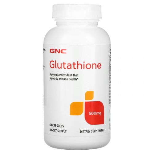 GNC, Glutathione, 500 mg, 60 Capsules