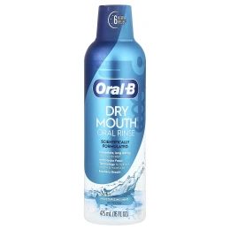 Oral-B, Ополаскиватель для полости рта Dry Mouth, увлажняющая мята, 475 мл (16 жидк. унц.)