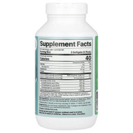 Jigsaw Health, Масло печени аляскинской трески, 180 мягких таблеток