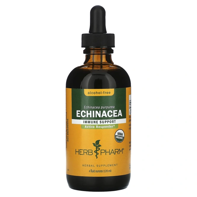 Herb Pharm, Эхинацея, без спирта, 4 жидких унции (120 мл)