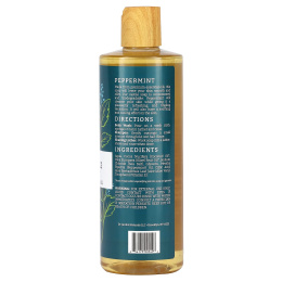 Dr. Jacobs Naturals, Гель для душа на растительной основе, эфирное масло перечной мяты, 473 мл (16 унций)