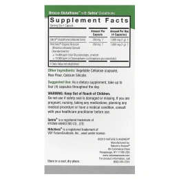 Nature's Answer, Brocco-Glutathione, средство с брокколи и глутатионом, 500 мг, 60 растительных капсул