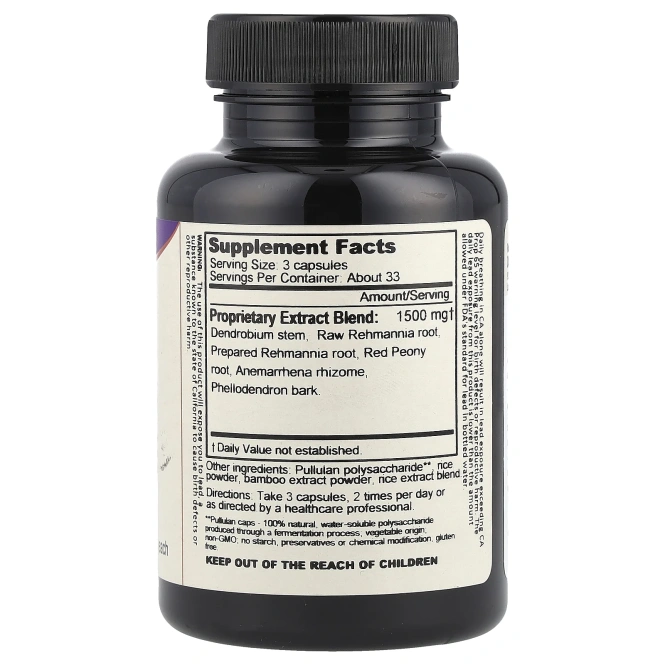 Dragon Herbs, Главный регенератор энергии инь, 500 мг, 100 капсул