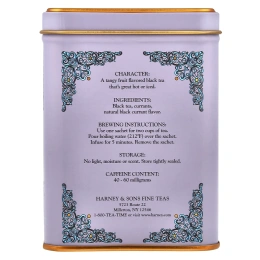 Harney & Sons, HT Tea Blends, смесь чая с черной смородиной, 20 пакетиков, 40 г (1,4 унции)