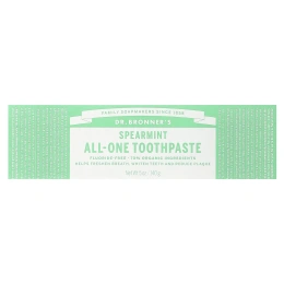 Dr. Bronner's, Зубная паста All-One, мята, 5 унций (140 г)