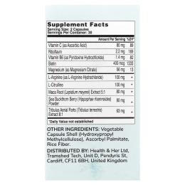 Health and Her, Intimacy +, поддержка нескольких питательных веществ, 60 капсул