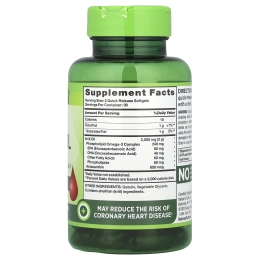 Nature's Truth, Масло красного криля с омега-3, 2000 мг, 60 капсул быстрого высвобождения (1000 мг в каждой капсуле)