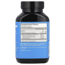 HUM Nutrition, БОЖЕ МОЙ! Omega The Great ™, сверхчистый рыбий жир с омега-3, 60 мягких таблеток