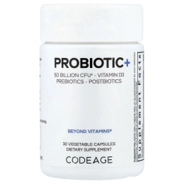 Codeage, Probiotic+, 30 растительных капсул