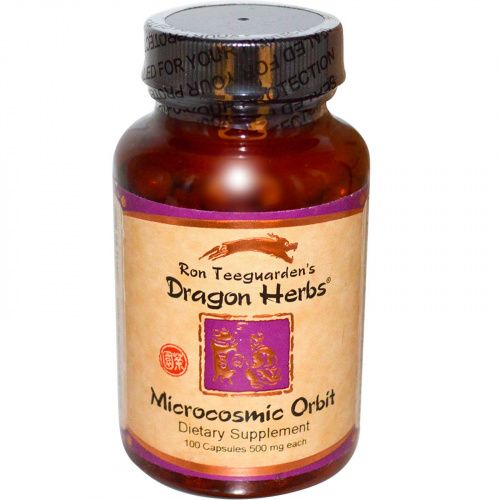 Dragon Herbs, Микрокосмическая орбита, 500 мг, 100 капсул