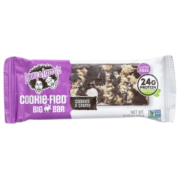 Lenny & Larry's, Cookie-Fied® Big Bar, печенье и крем, 12 батончиков, 90 г (3,17 унции)