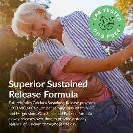 Futurebiotics, кальций с витамином D3, длительное высвобождение, 180 таблеток
