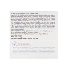 ATrue, Увлажняющий успокаивающий крем с весенним зеленым чаем, 2,82 унц. (80 г)