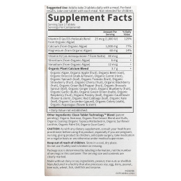Garden of Life Organics, Органический Растительный Кальций, 180 веганских таблеток