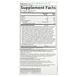 Garden of Life, Dr. Formulated Энзимы, Органическое усвоение +, Тропический вкус, 90 жевательных таблеток