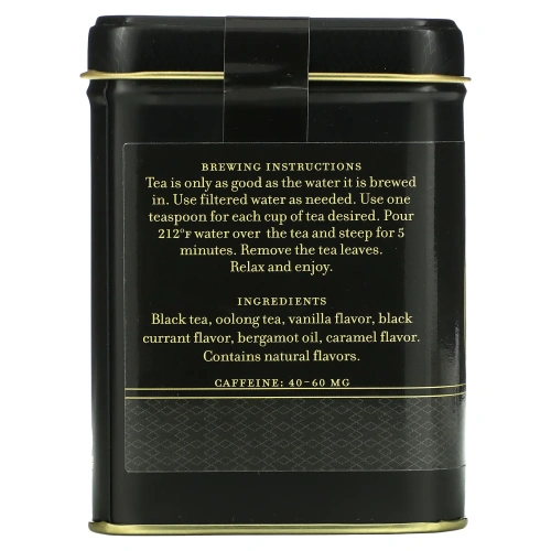 Harney & Sons, Черный чай, ароматизированный Париж, 4 унции
