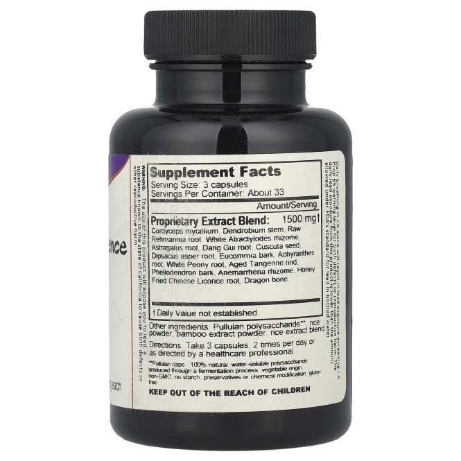 Dragon Herbs, Энергетический тоник Profound Essence, 500 мг, 100 капсул