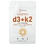Micro Ingredients, витамины D3 и К2, 180 капсул