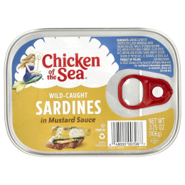 Chicken of the Sea, Сардины в горчичном соусе, 106 г (3,75 унции)
