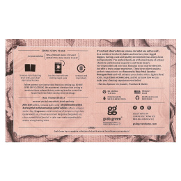 Grab Green, Stoneworks, простыни для сушки, лепестки роз, 80 компостируемых листов