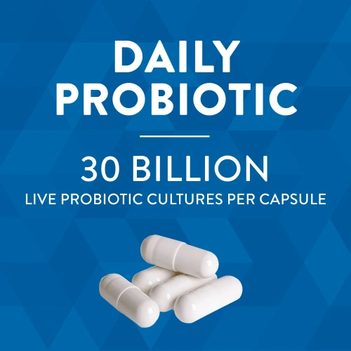 Nature's Way, Fortify, женский пробиотик + пребиотики, повседневный уход, 30 миллиардов, 30 овощей с отсроченным высвобождением. капсул с отсроченным высвобождением