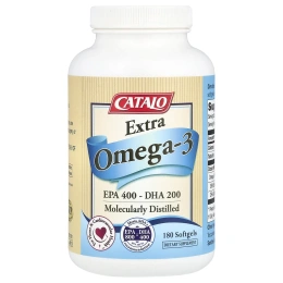 CATALO, Экстра омега-3, 180 капсул