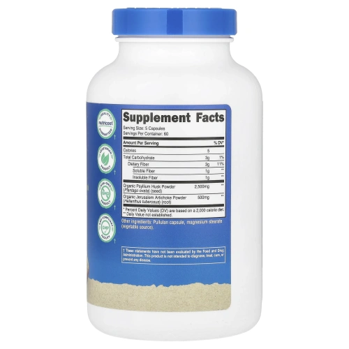 Nutricost, клетчатка, 300 капсул