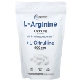 Micro Ingredients, L аргинин + L-цитруллин, 240 разделенных на части таблеток