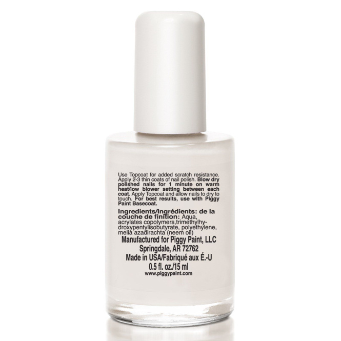 Piggy Paint, Покрытие для лака, 0,5 жидкой унции (15 мл)