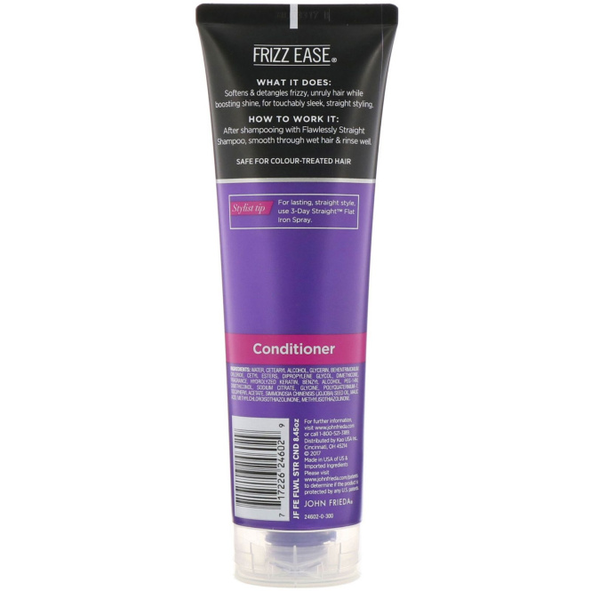 John Frieda, Кондиционер Frizz Ease, Flawlessly Straight, 250 мл