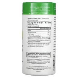 Rainbow Light, Витамин D3, солнечные жевательные таблетки с лимонным вкусом, 1000 МЕ, 50 жевательных таблеток