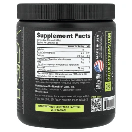 NutraBio, креатин + HMB, голубая малина, 308 г (10,89 унции)
