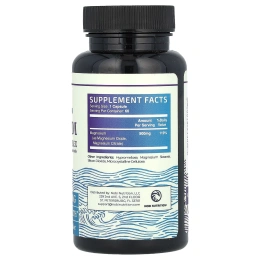 Nobi Nutrition, комплекс цитрата магния с оксидом магния, для максимального усвоения, 500 мг, 60 капсул