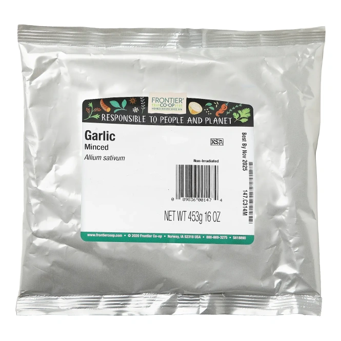 Frontier Co-op, молотый чеснок, 453 г (16 унций)