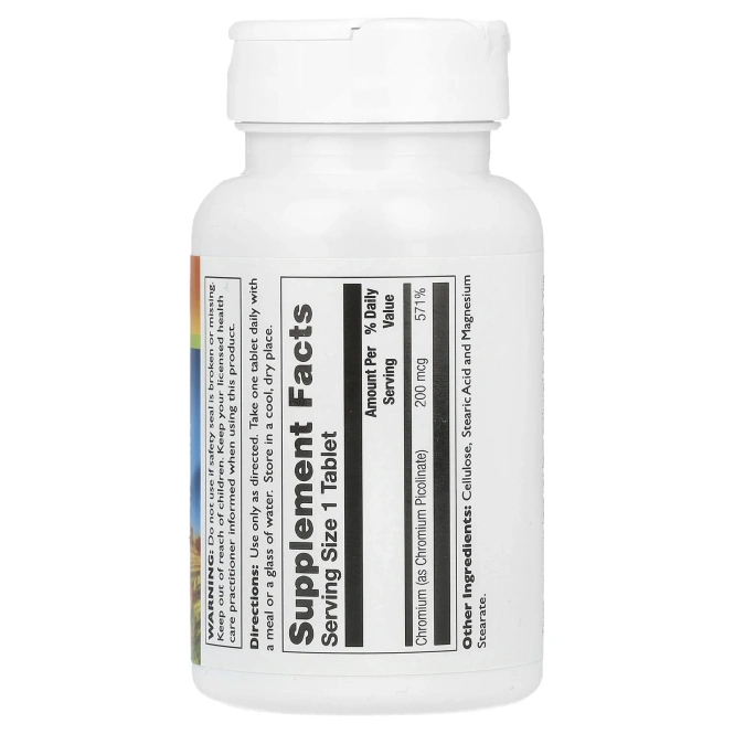 Thompson, Пиколинат хрома, 200 мкг, 60 таблеток