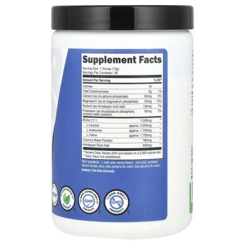 Nutricost, Performance, BCAA +, зеленое яблоко, 378 г (13,5 унции)