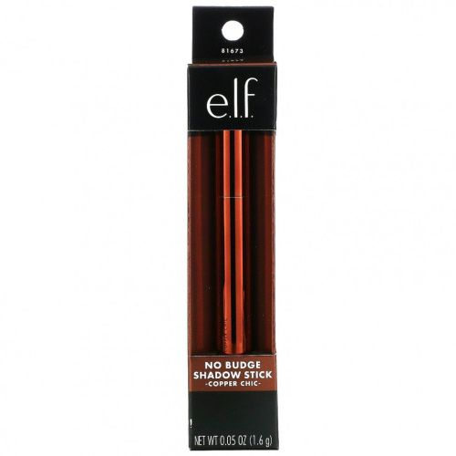 E.L.F., No Budge Shadow Stick, медный шик, 1,6 г (0,05 унции)