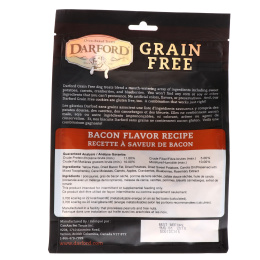 Darford, Без зерновых, Превосходное запеченное в печи лакомство для собак, Рецепт со вкусом бекона, 12 унц. (340 г)