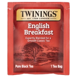 Twinings, Чистый черный чай, английский завтрак, 100 чайных пакетиков, 200 г (7,05 унции)