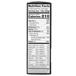 ZonePerfect, MACROS Bars, кексы с шоколадной крошкой, 5 батончиков, 50 г (1,76 унции)