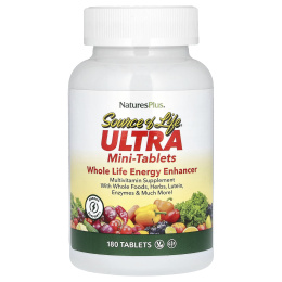 NaturesPlus, Ultra Source of Life, Whole Life Energy Enhancer, 180 таблеток