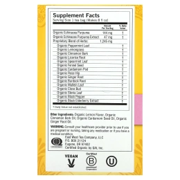 Yogi Tea, эхинацея, поддержка иммунитета, без кофеина, 16 чайных пакетиков, 24 г (0,85 унции)